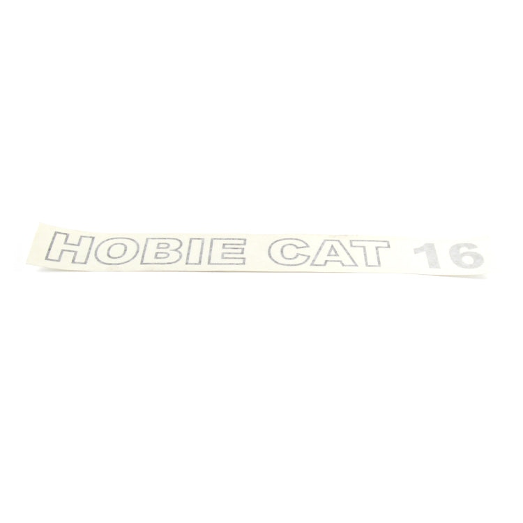 DECAL HOBIE CAT 16 (BLK/SLVR)