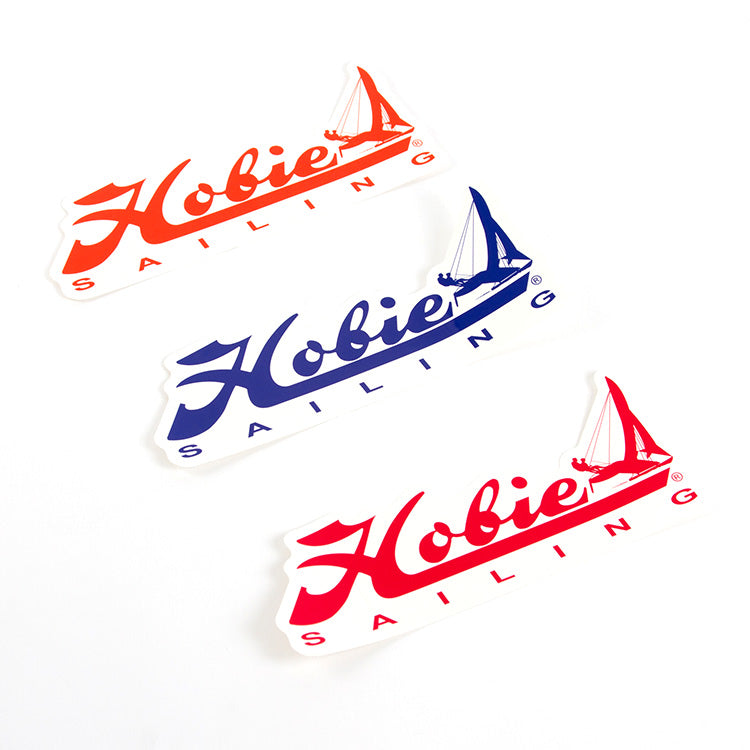 DECAL 12" HOBIE SAILING BL/RD/