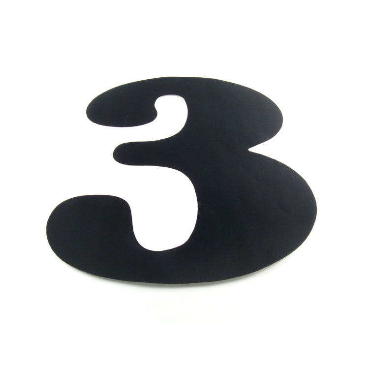 SAIL NUMBER 14" #3 BLK.