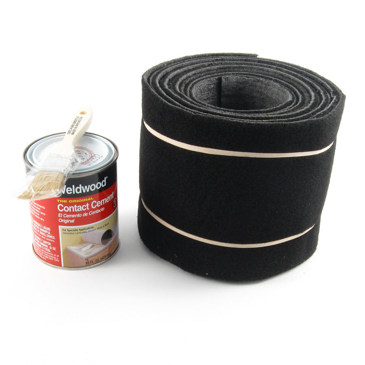 RAIL RUG KIT BLACK - H14/16