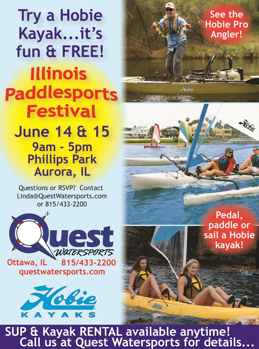 Quest Watersports at Illinois Paddlesports Festival, June 14 & 15, 2014
