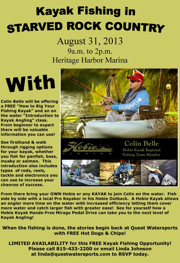 Kayak Rigging & On-Water Fishing Workshop – August 31