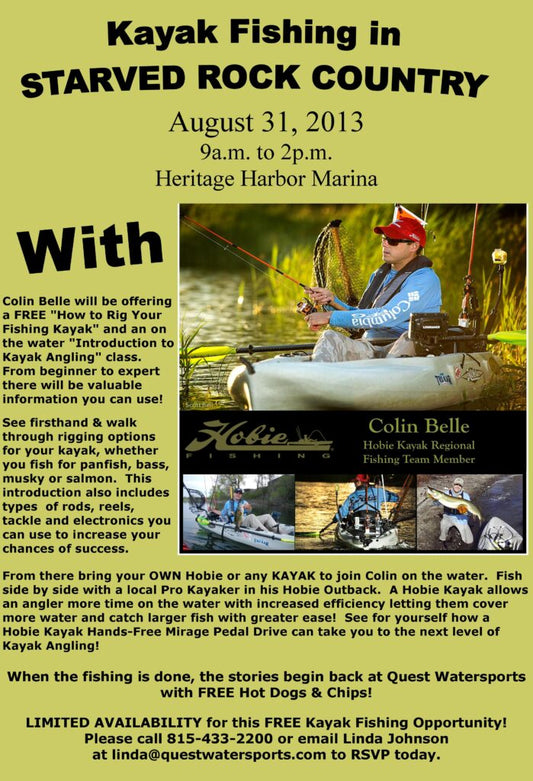 Kayak Rigging & On-Water Fishing Workshop – August 31
