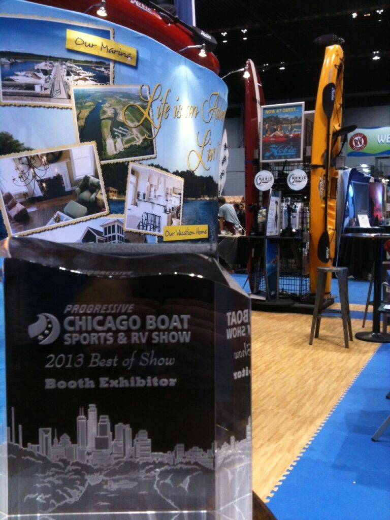 Quest & HHO Win “Best Booth” Award at Chicago Boat Show